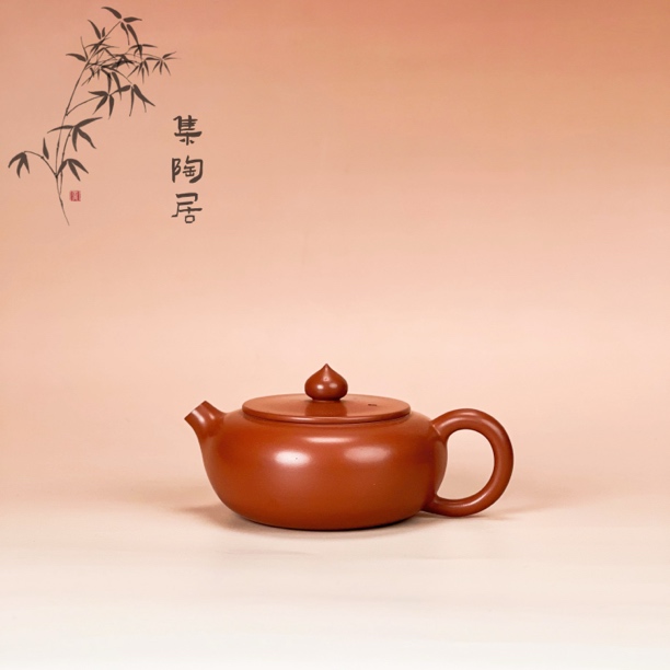 120cc复烧婉婷壶 球孔 广西钦州坭兴陶纯手工茶壶
