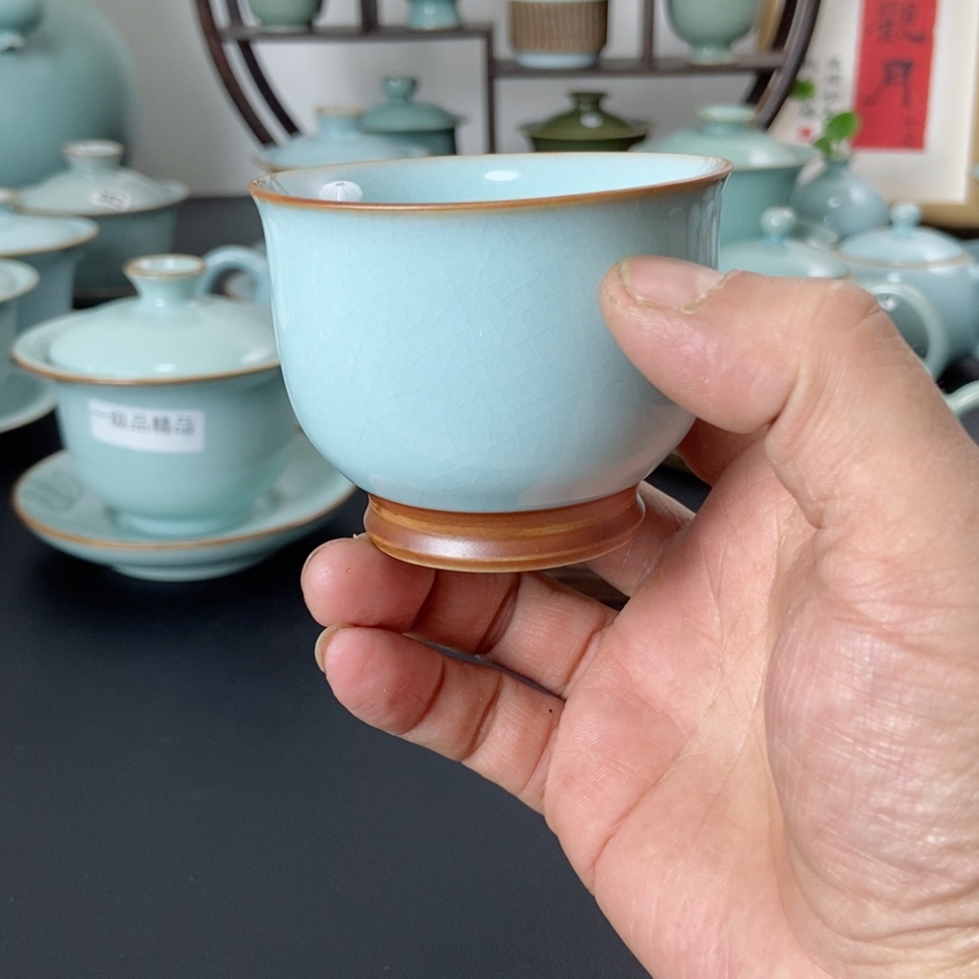 天青釉问清杯一级品