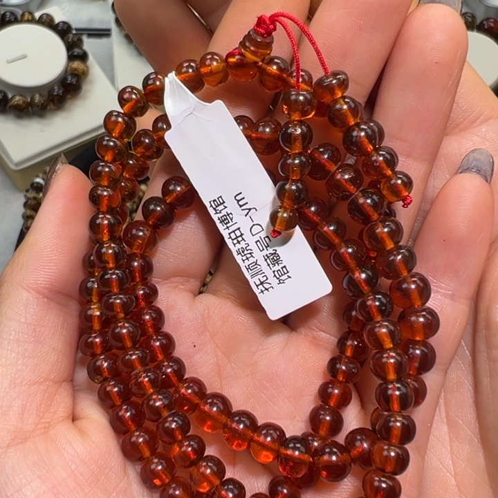 琥珀未镶嵌裸石抚顺琥珀血珀6m