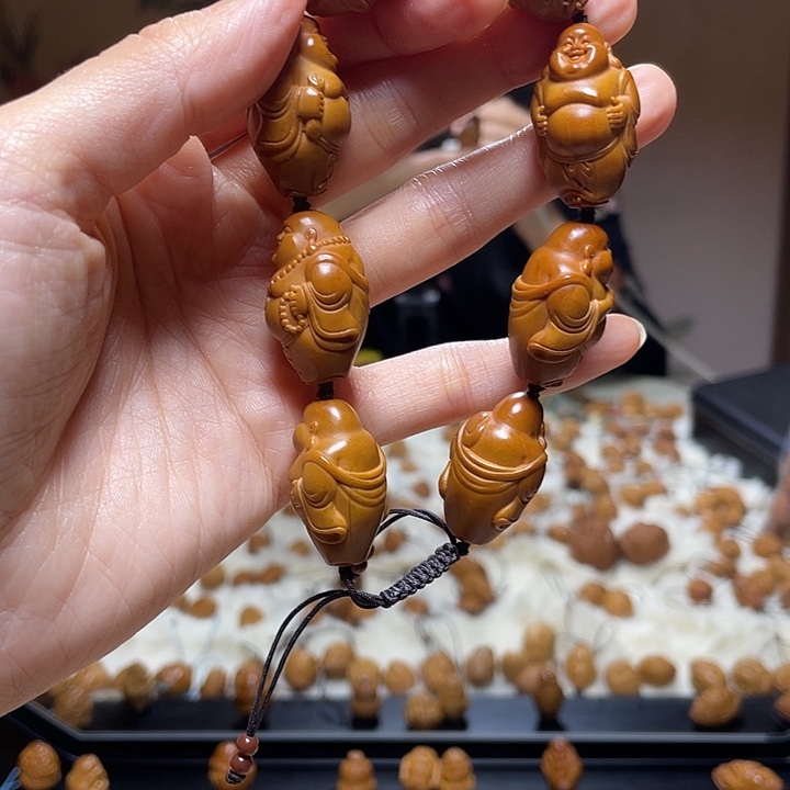 橄榄核手串/手链小金条