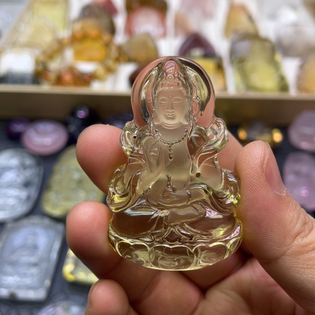 水晶颈饰未镶嵌定制