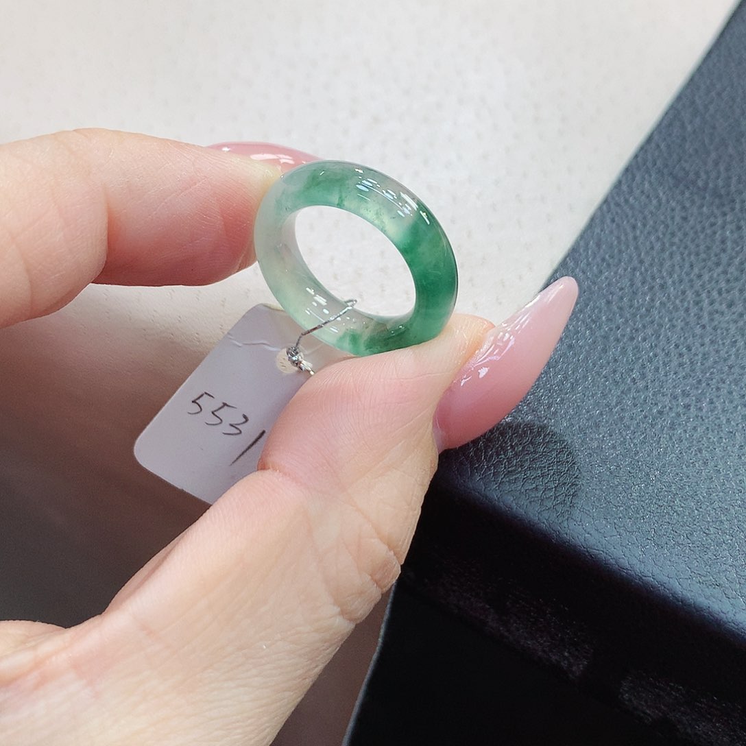 未镶嵌戒指翡翠7号