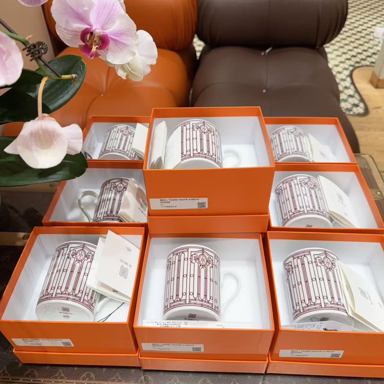 未使用 Hermes/爱马仕 H Deco” 马克杯