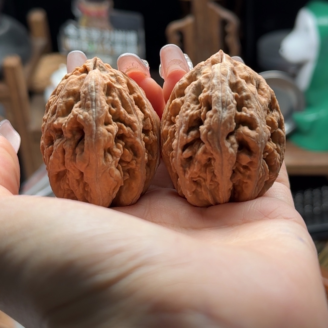 文玩核桃把件白****事关东木子楸百核127