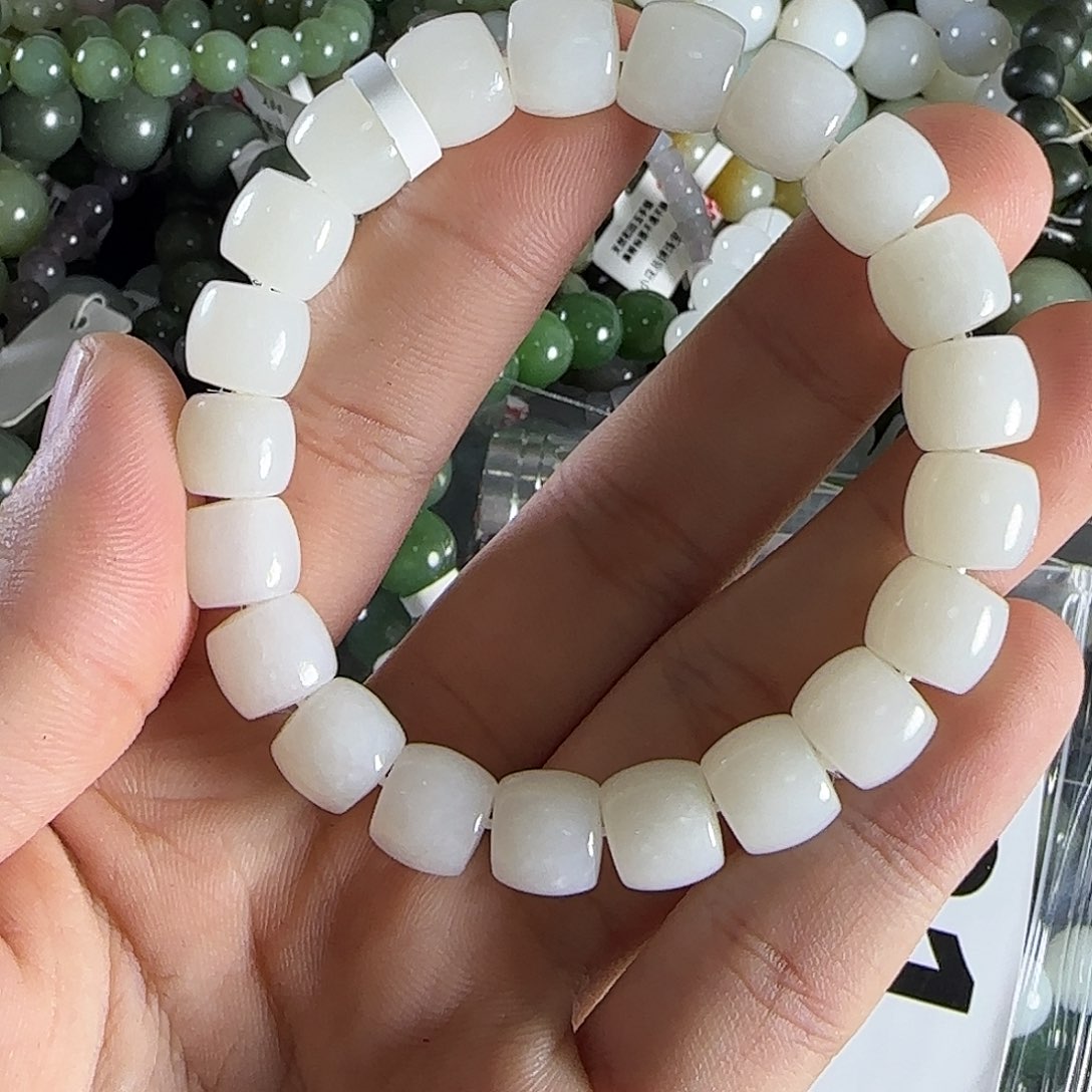 和田玉手链未镶嵌31