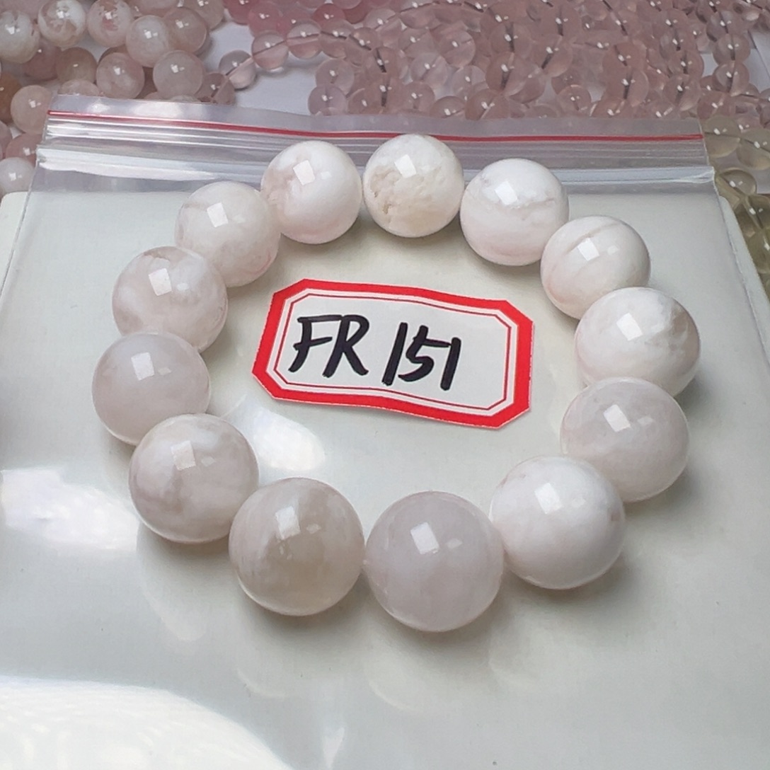 水晶手链未镶嵌小**意雪花幽灵15.5mm左右