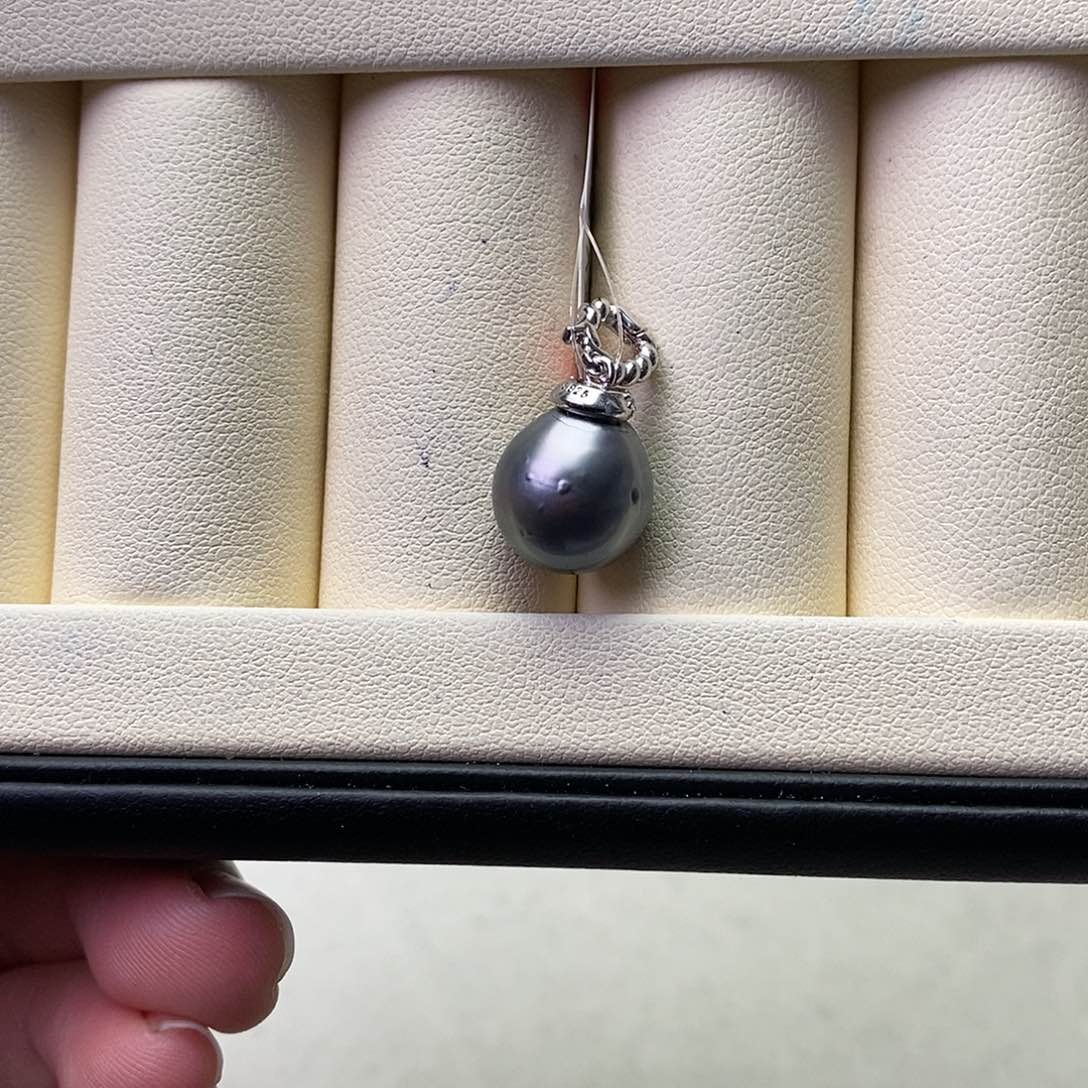 海水珍珠颈饰银S925镶嵌