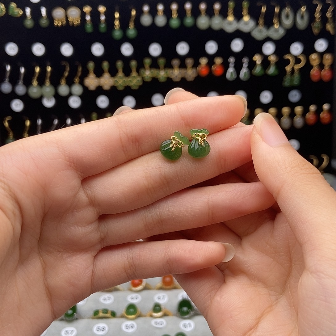 和田玉银S925镶嵌颈饰