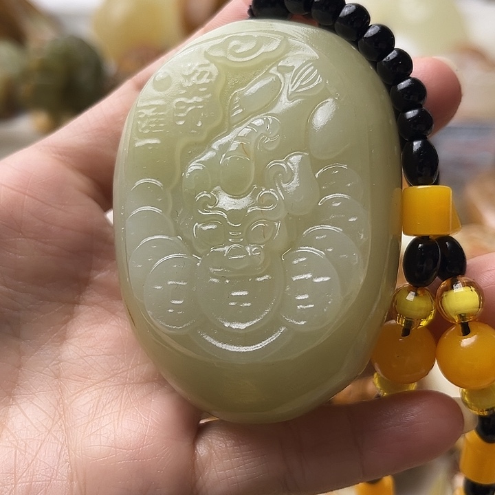 石材古青石不退换貔貅微瑕