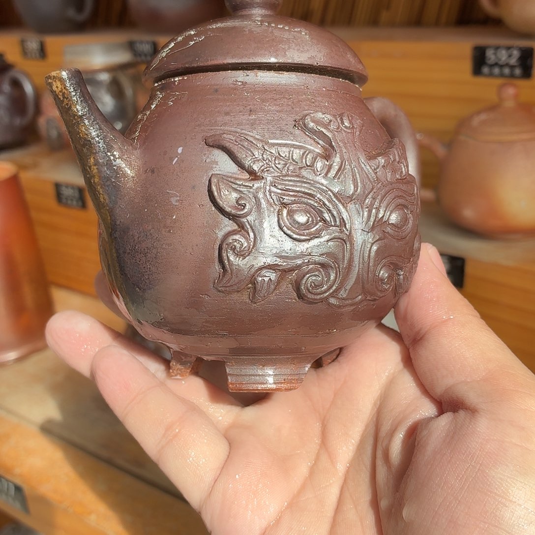 陶园柴烧，精品高货591泥纹