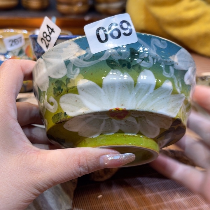 摆件晚*景德镇手工制作