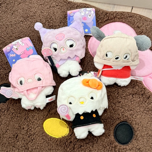 新品万圣节可爱鬼头套hellokitty美乐蒂库洛米帕恰狗可爱包包挂件