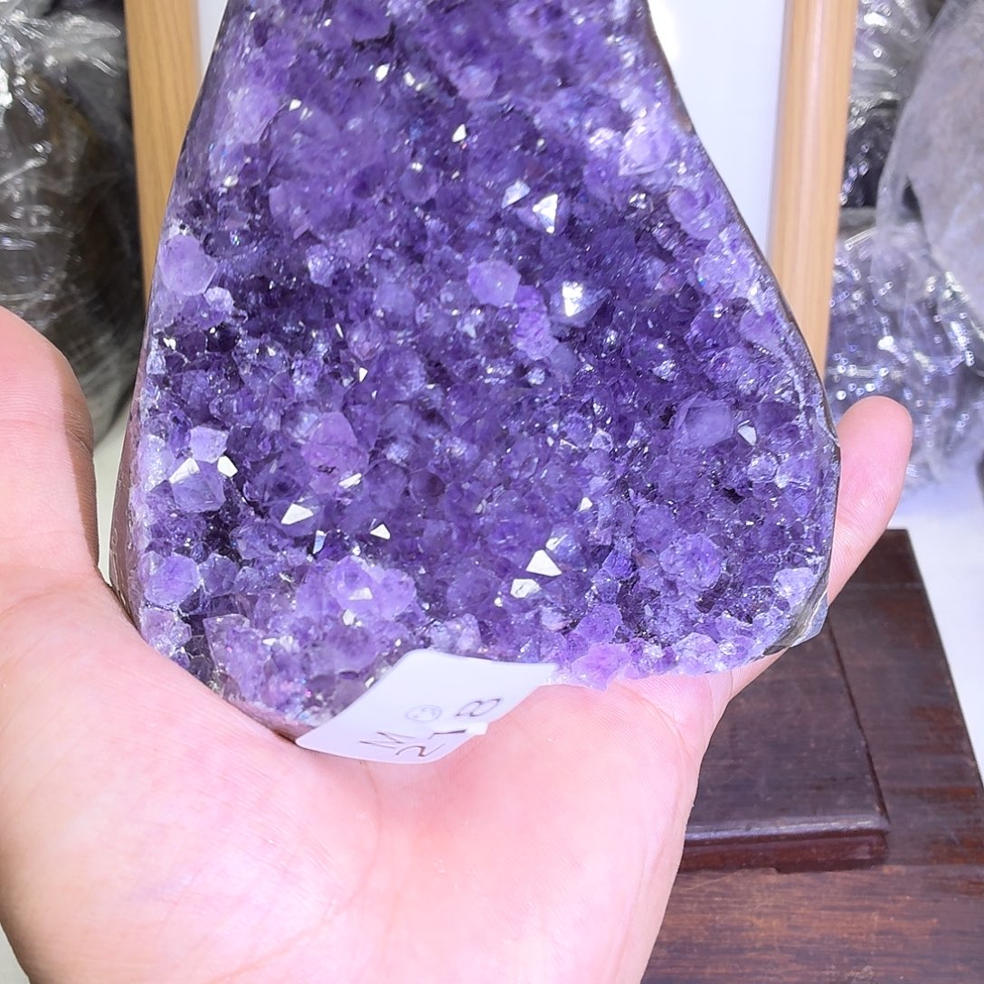 未镶嵌摆件紫晶水晶