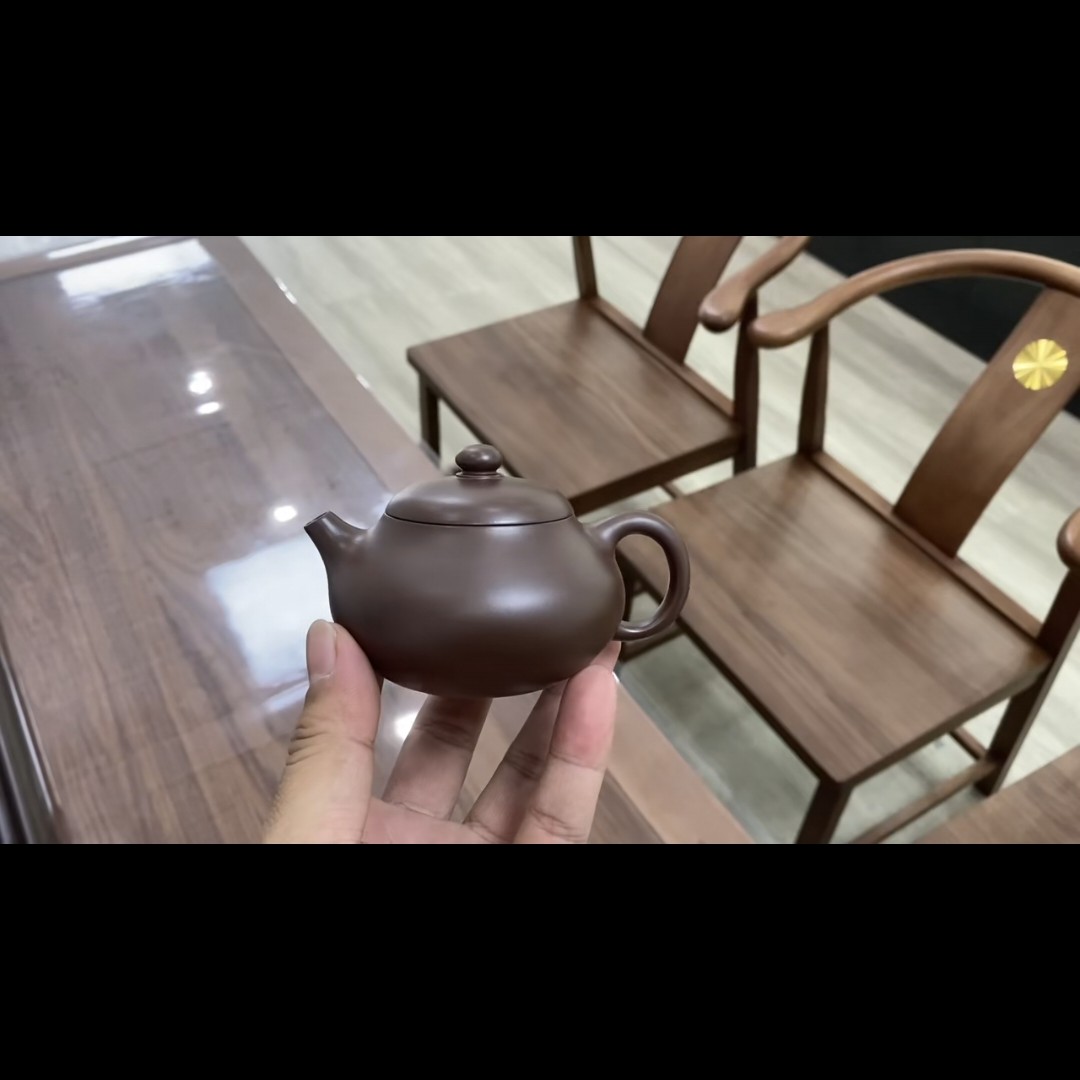 文旦 容量140 原矿一厂陈腐老紫泥 超精工制作 文人雅器紫砂壶