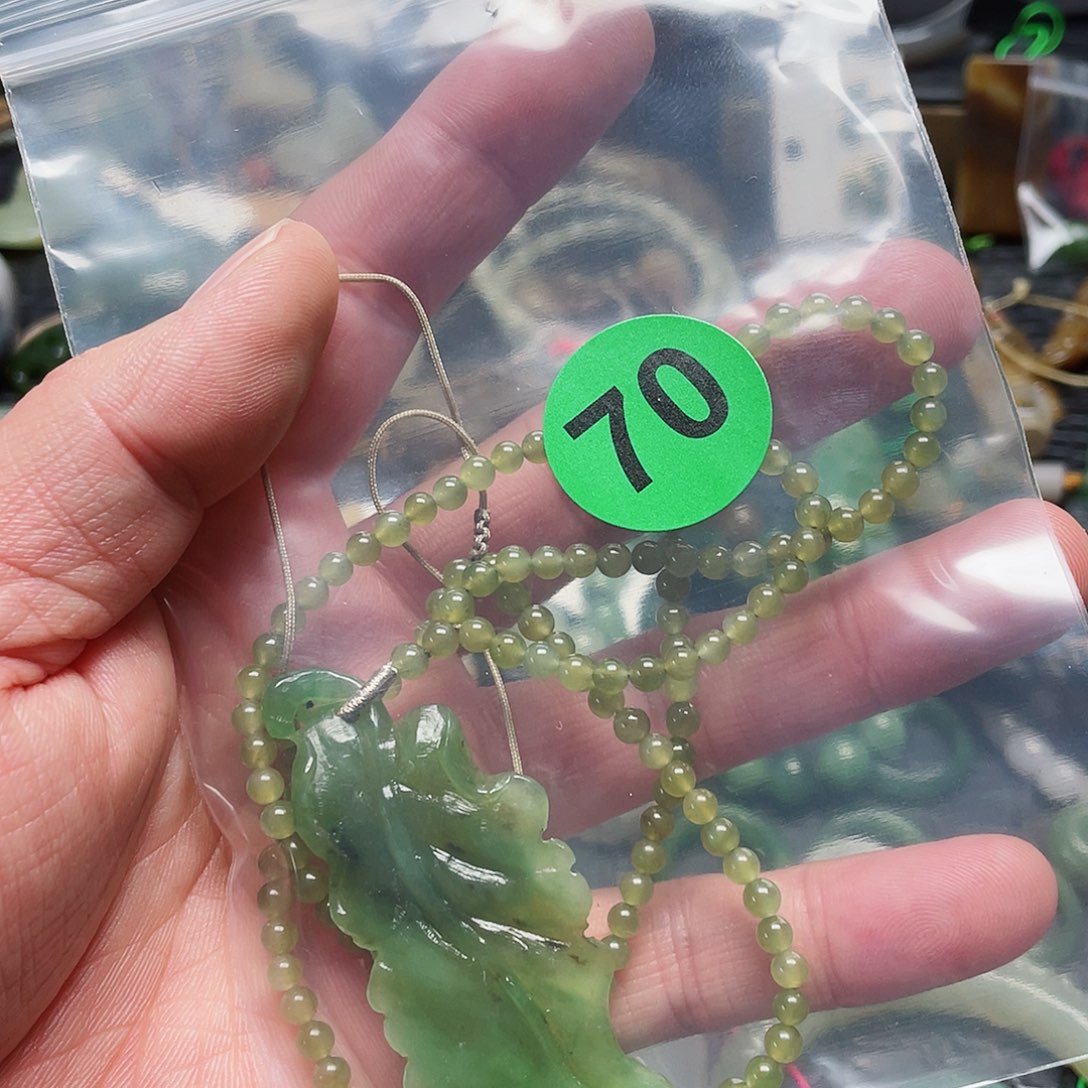 白玉菩提吊坠吊坠