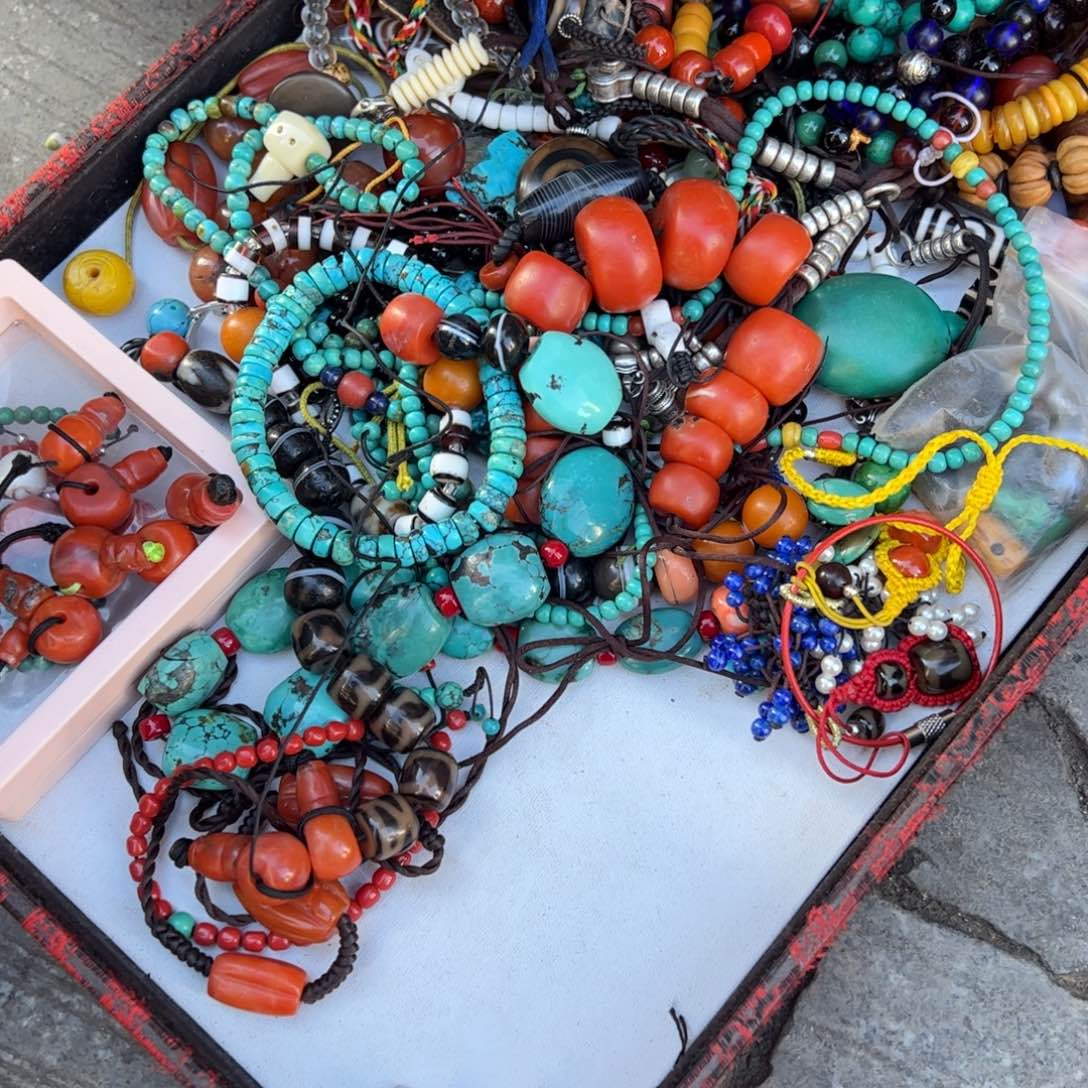 南红玛瑙颈饰合金