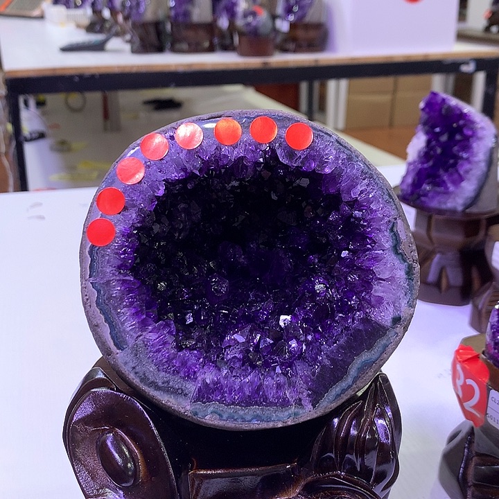 紫晶大型摆件（非配饰）未镶嵌蛋