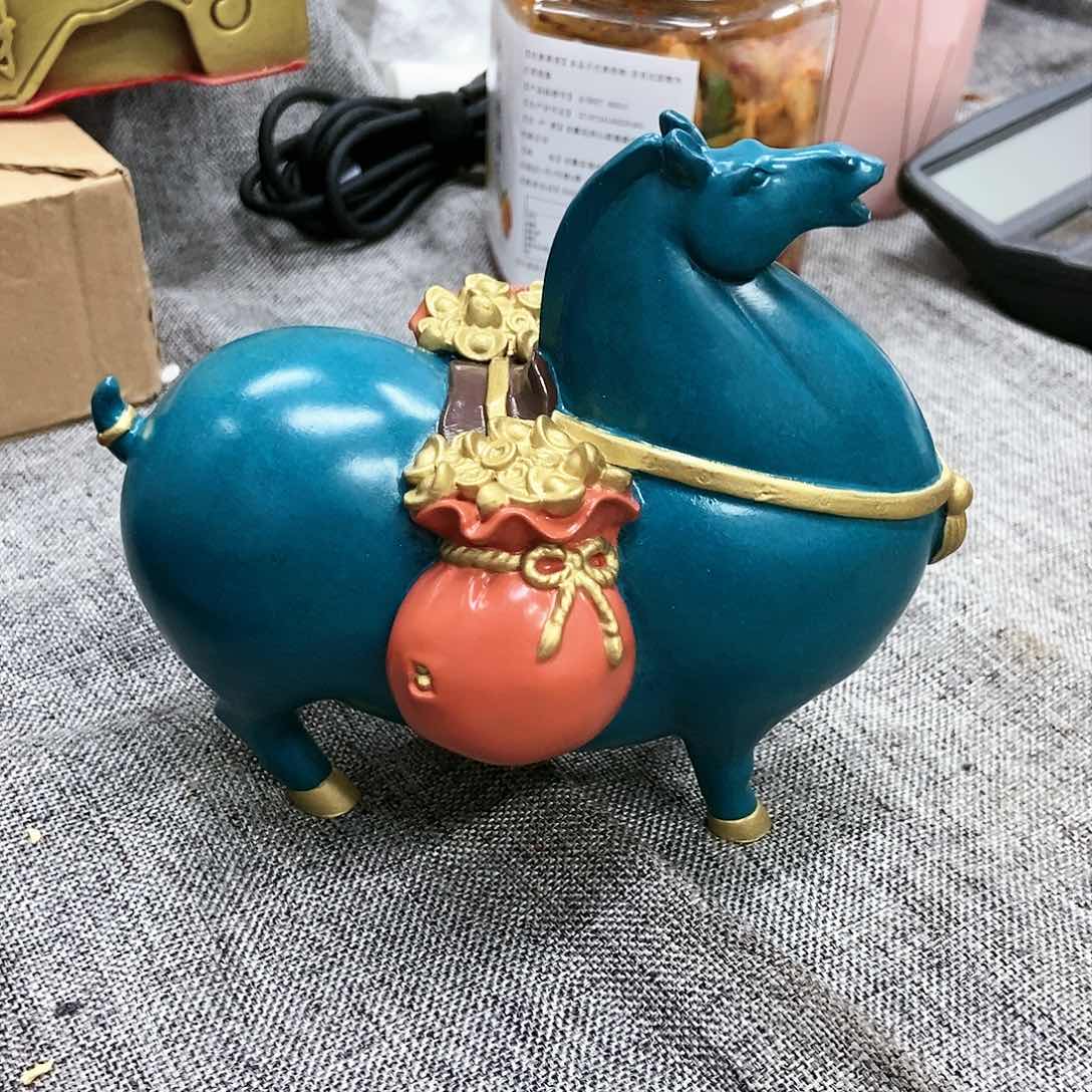 【闪购商品】明**刀铜唐马摆件