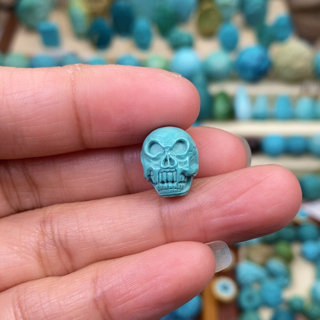 绿松石珠宝奇石未镶嵌