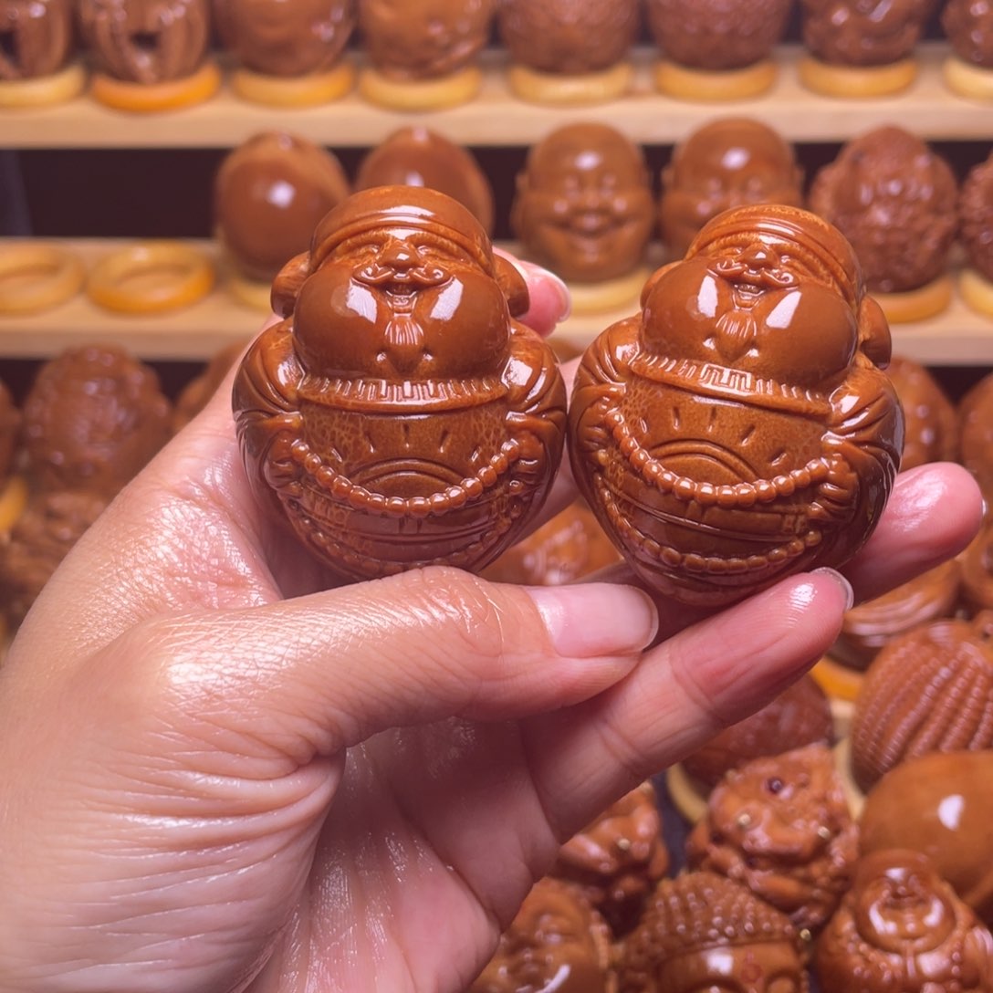 橄榄核把件：****?巴西大橄榄