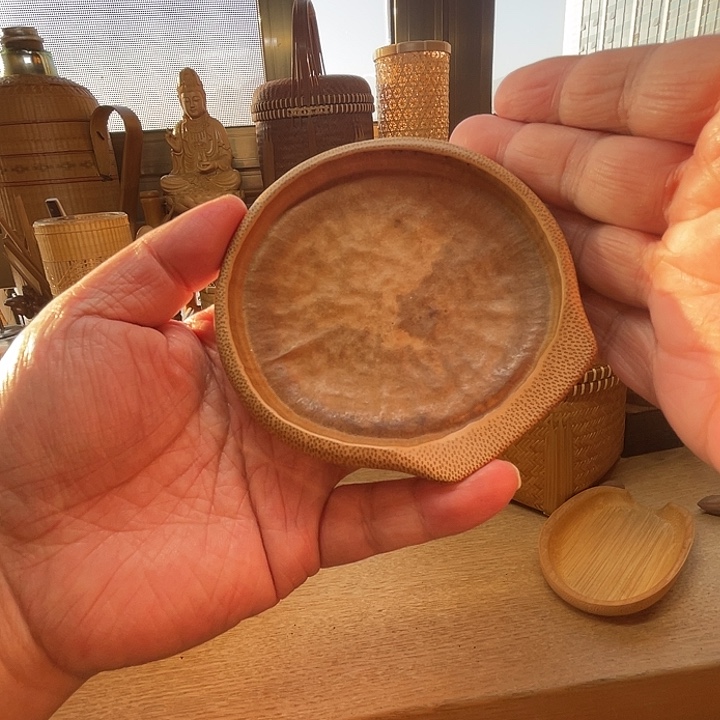 茫***竹节茶则佰艺轩出品