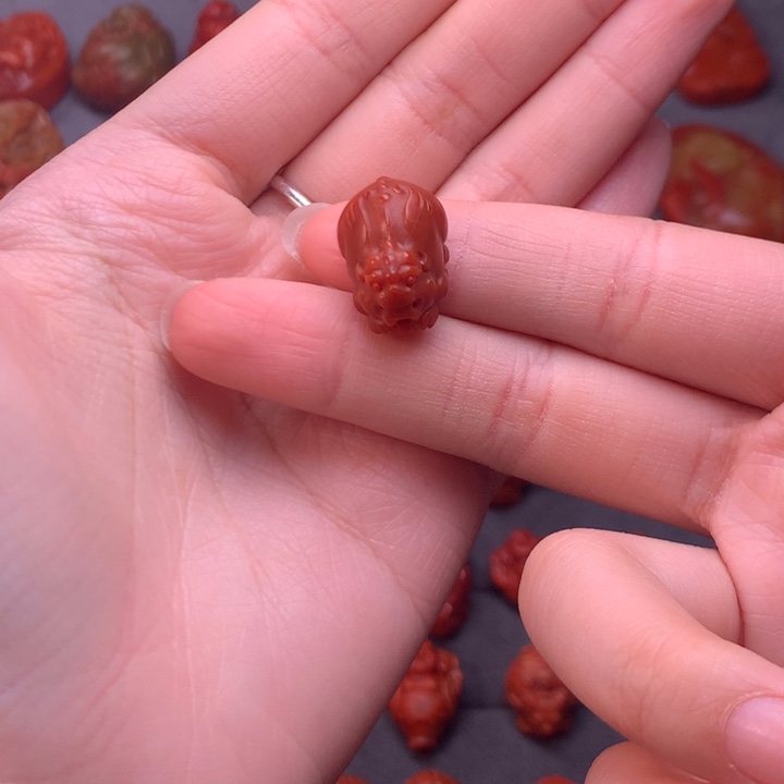 【闪购商品】未镶嵌配饰卡13mm南红玛瑙