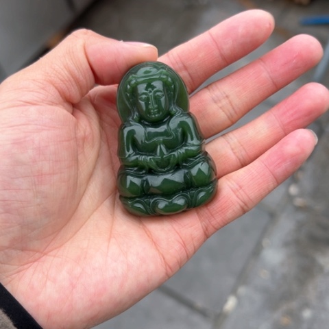 【闪购商品】和田玉（碧玉）未镶嵌颈饰?**?