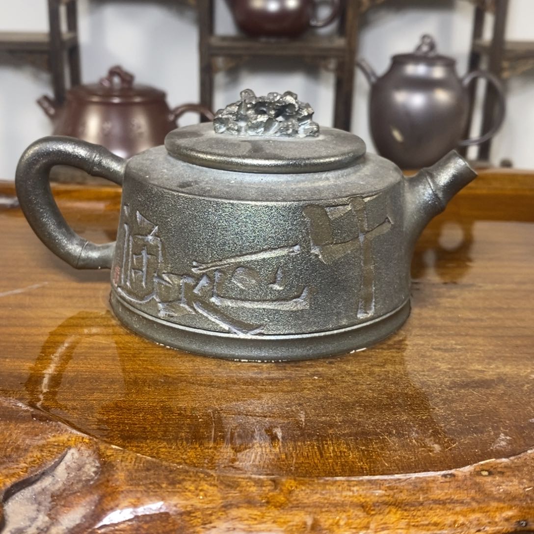 坭兴陶真柴烧顺丰包邮220cc  35