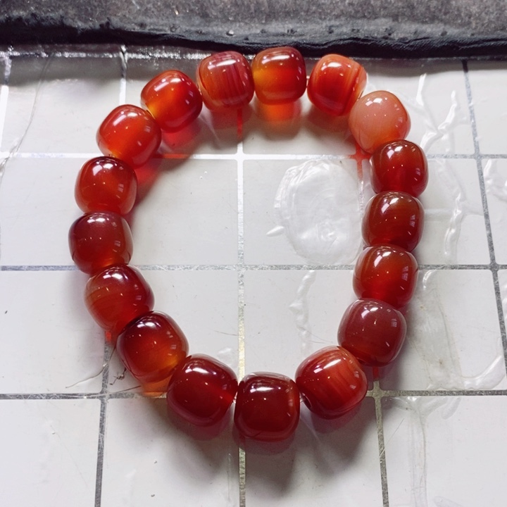 玛瑙/玉髓串未镶嵌