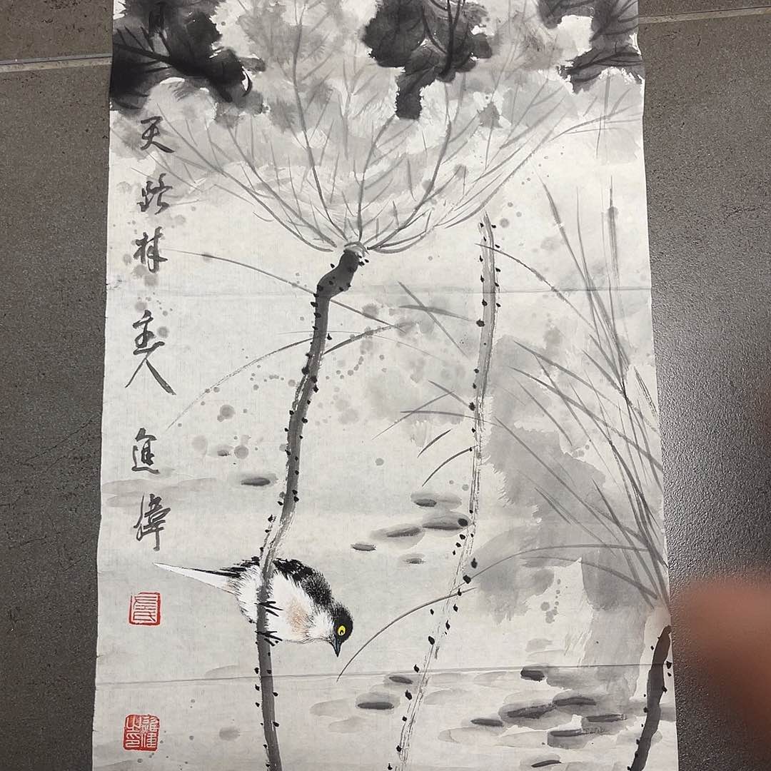 绘画左进伟作品小写意