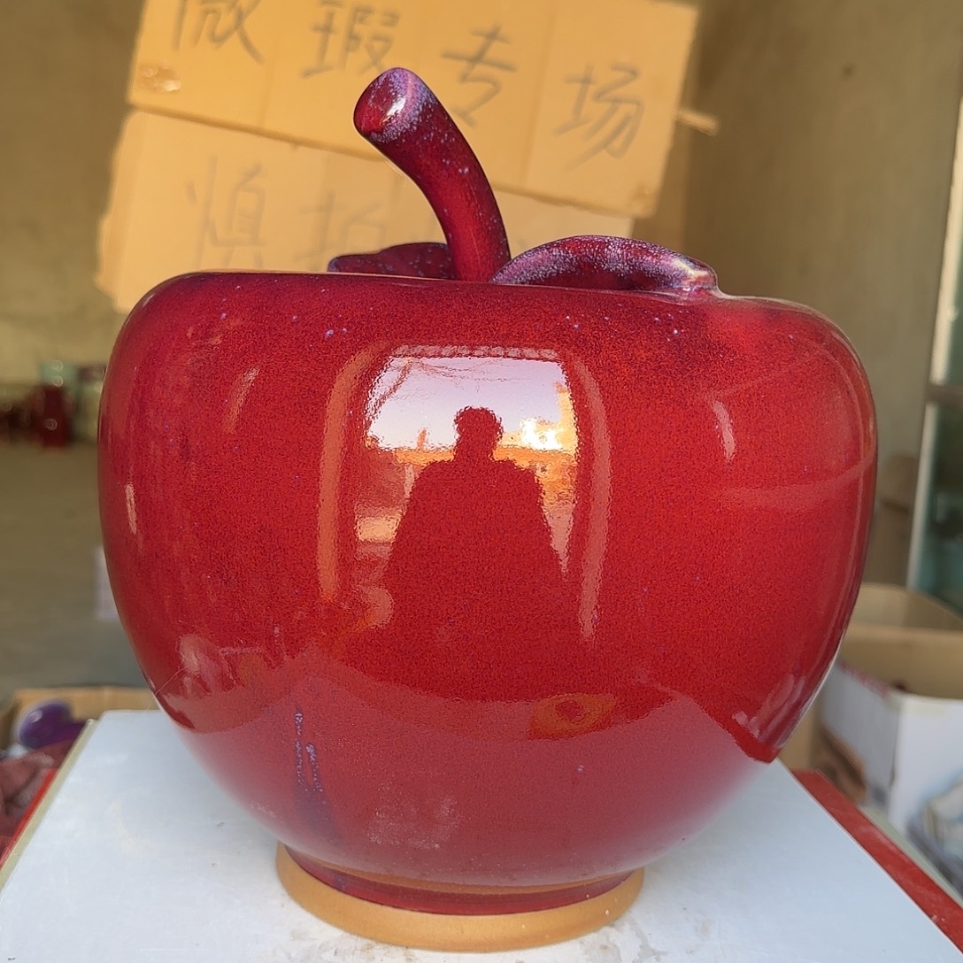 摆件陶郑家钧窑摆件微瑕