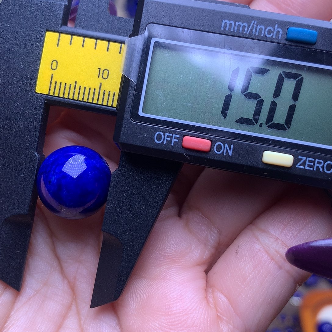 蟠***上青金石未镶嵌15m漏