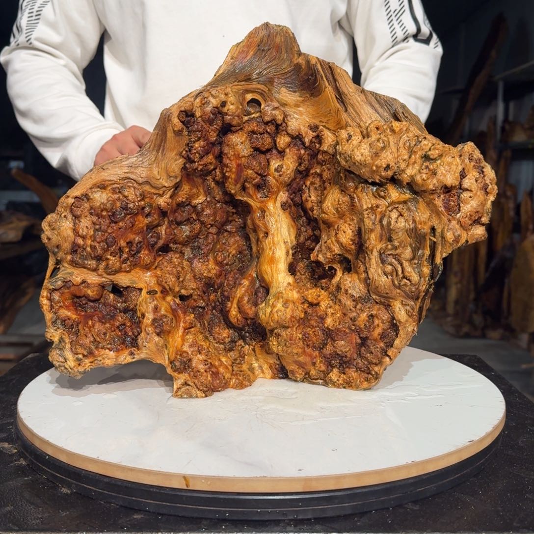 土***选木佳友琥珀木摆件5