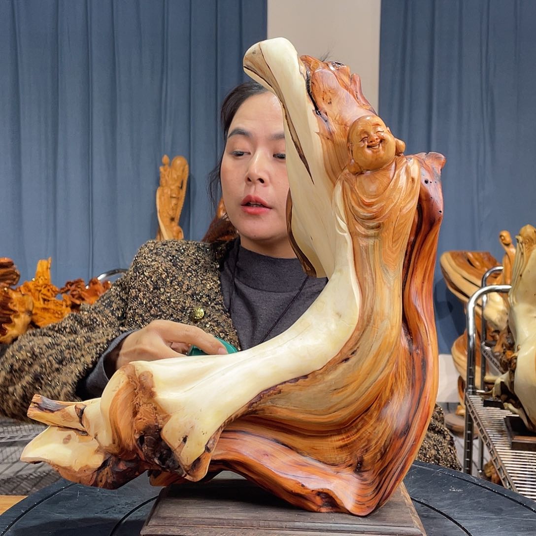 柏木（崖柏）随型艺术根雕