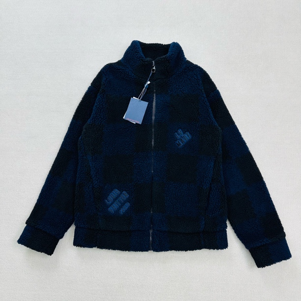 未使用 LouisVuitton/路易威登 Nigo2棋盘格泰迪外套/M码/WL1690