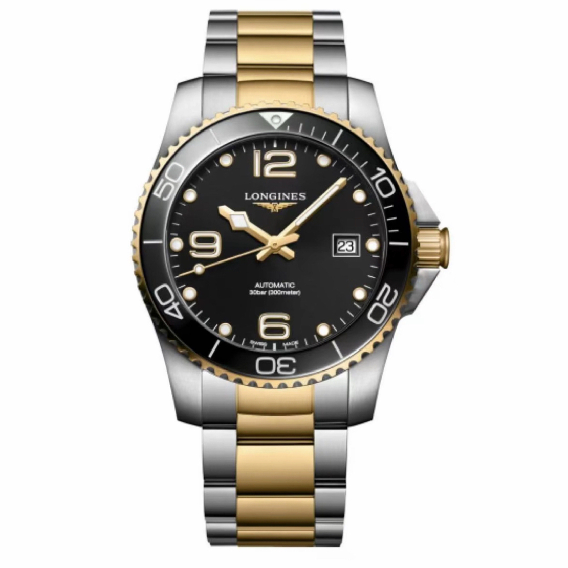 99新 Longines/浪琴 康卡斯/陶瓷黑金盘/43mm/782/全套