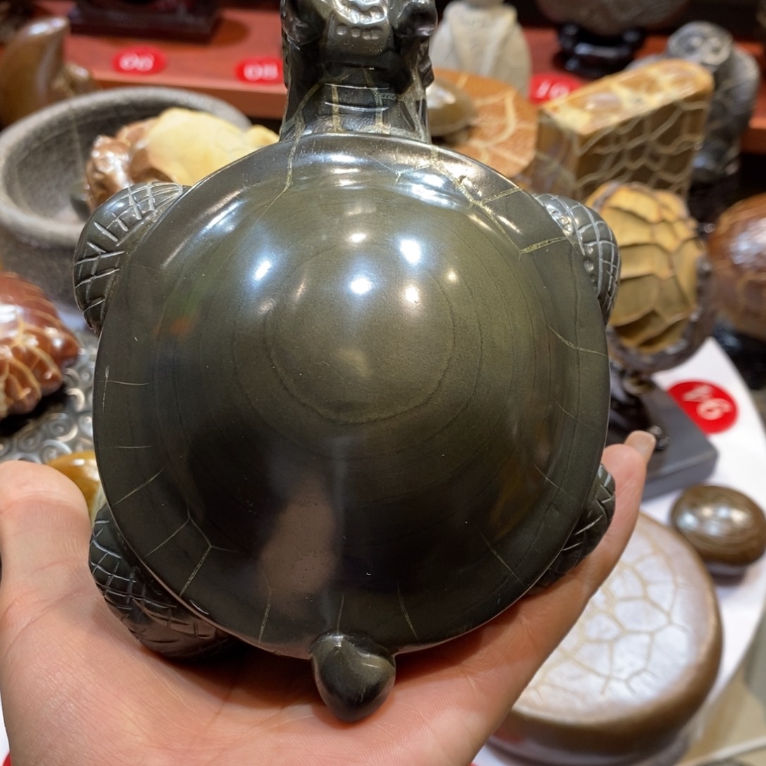 এ***࿐羊羔毛龟纹石与产地直播