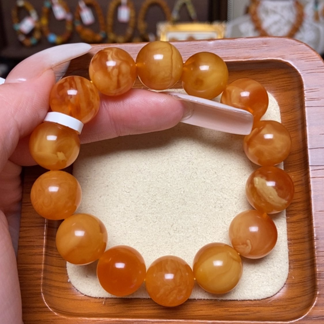 【闪购商品】手链蜜蜡未镶嵌手串