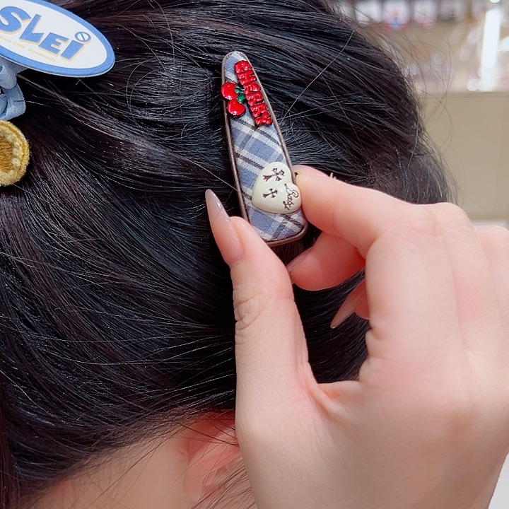 布艺非金属发夹发夹