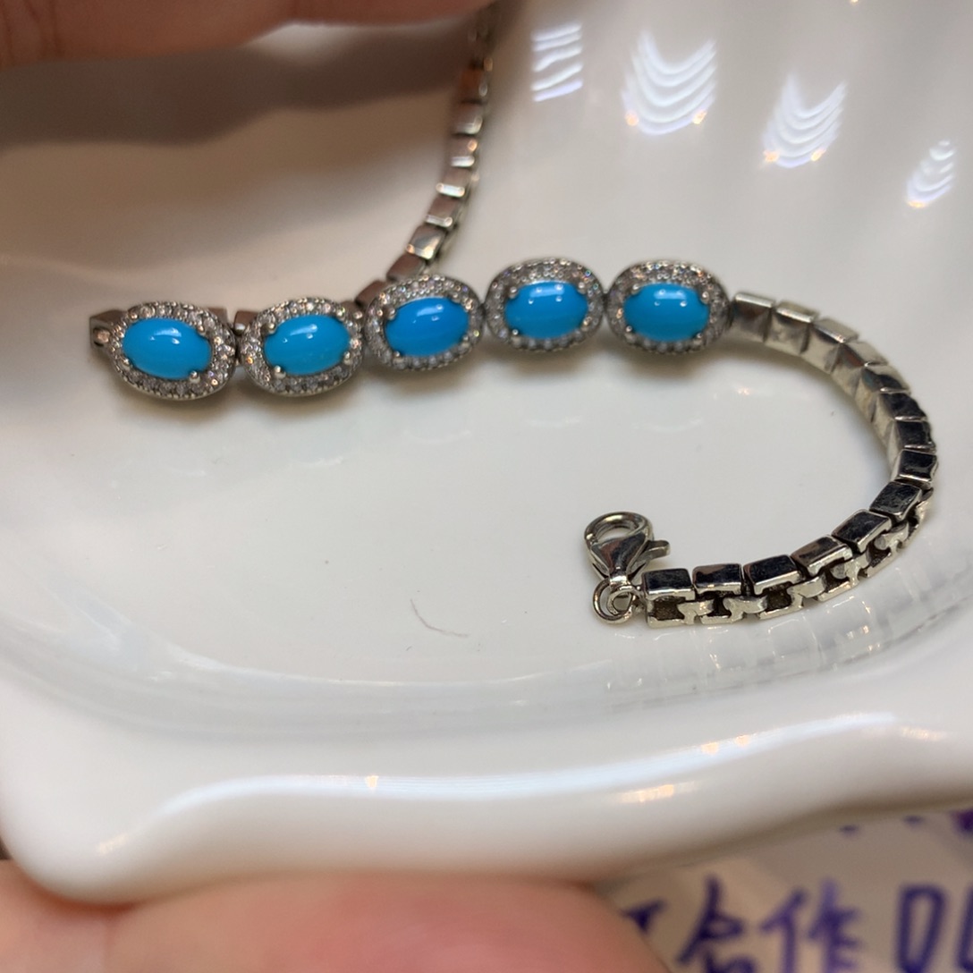 未镶嵌绿松石手链