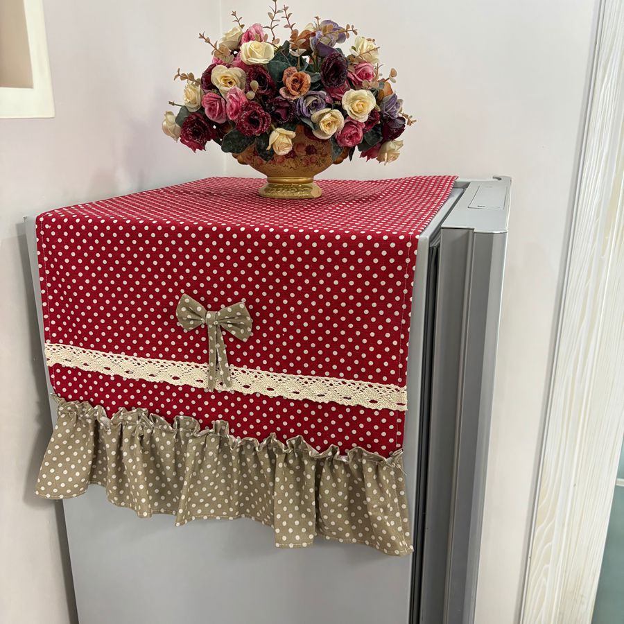 冰箱防尘罩两用盖巾法式现代居家装饰