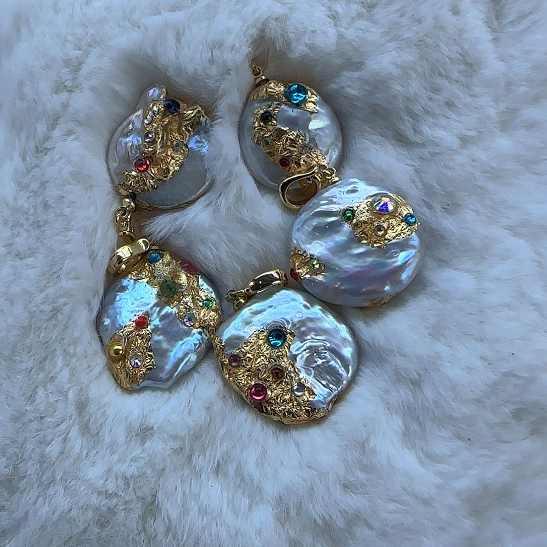 未镶嵌项链定制923淡水珍珠