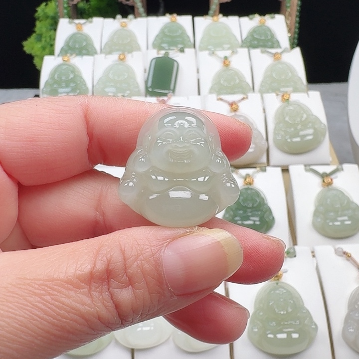 @****和田玉未镶嵌颈饰