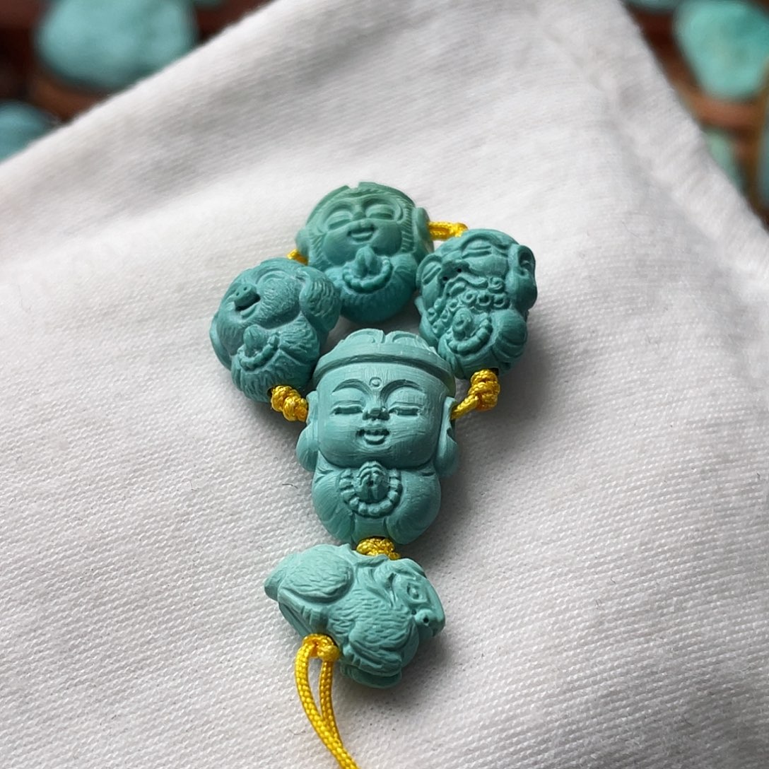 绿松石珠宝奇石未镶嵌