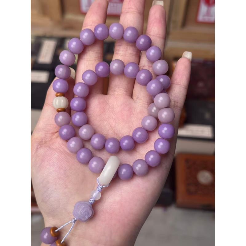 STJ063 紫菩提双圈手串无礼盒