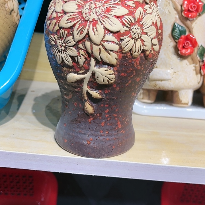 瓷片花盆多肉植物艺术品