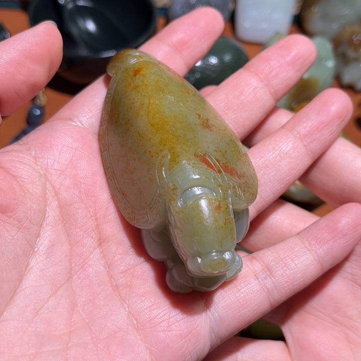 和田玉把件未镶嵌?**7