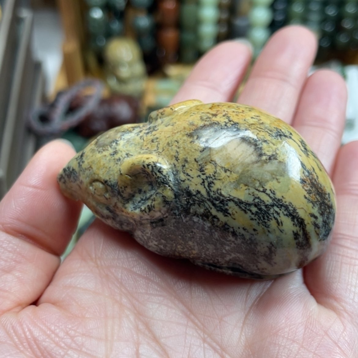 【闪购商品】岫岩河磨玉（透闪石质玉）手把件未镶嵌