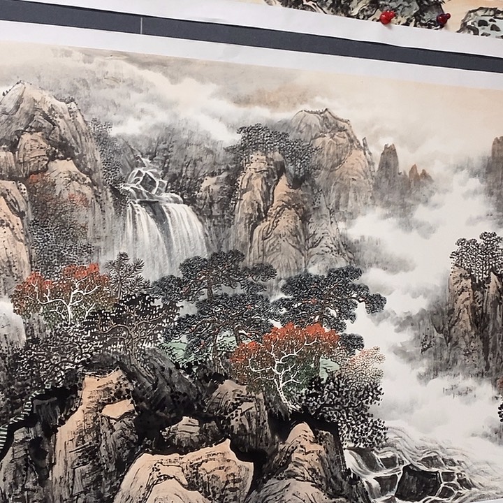 国画虞梅68.138手绘画芯