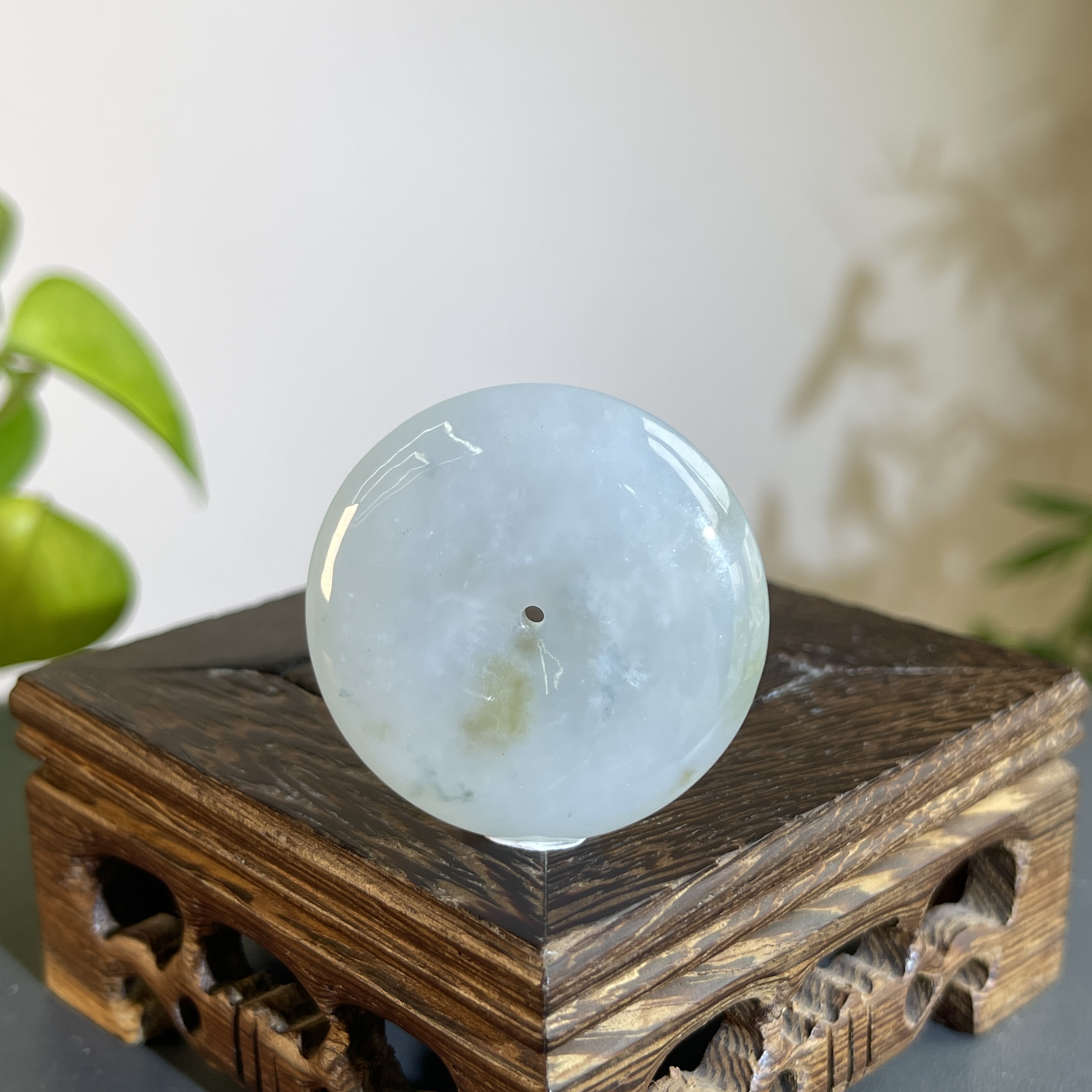 JTA22-80 天然缅甸翡翠A货 平安扣